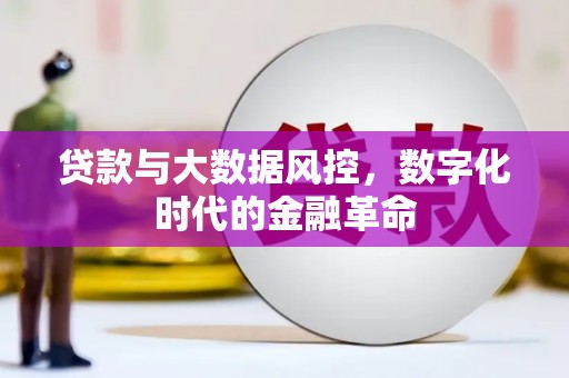 小店贷款与大数据风控，数字化时代的金融革命