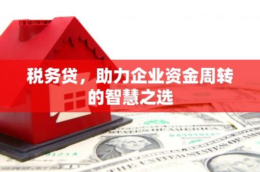 小店税务贷，助力企业资金周转的智慧之选