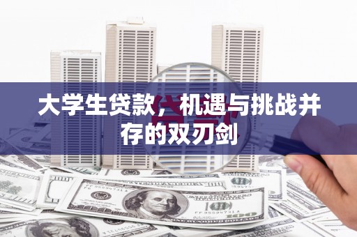 小店大学生贷款，机遇与挑战并存的双刃剑