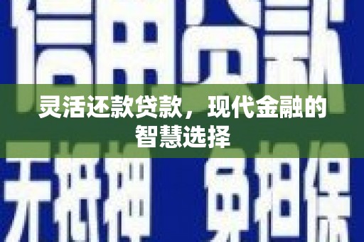 小店灵活还款贷款，现代金融的智慧选择