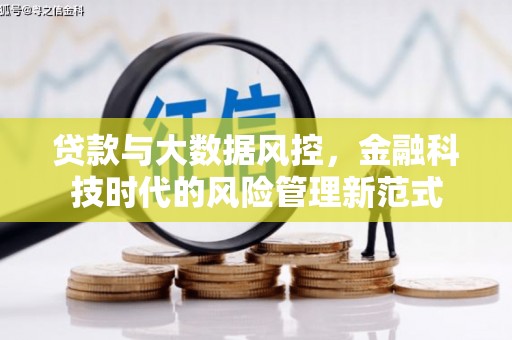 小店贷款与大数据风控，金融科技时代的风险管理新范式