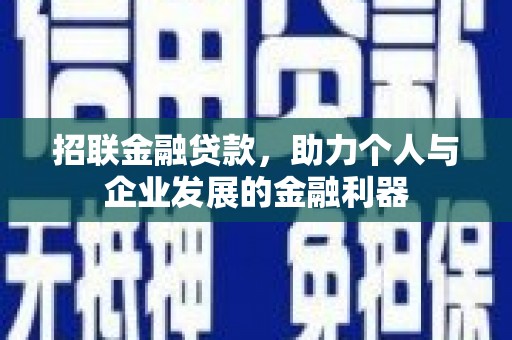 小店招联金融贷款，助力个人与企业发展的金融利器