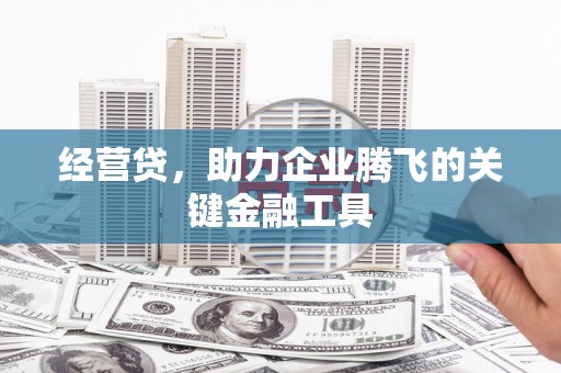 小店经营贷，助力企业腾飞的关键金融工具