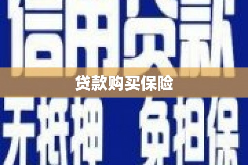 小店贷款购买保险