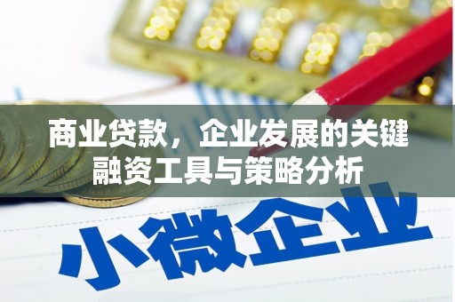 小店商业贷款，企业发展的关键融资工具与策略分析