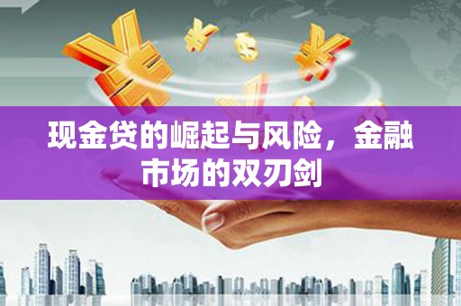 小店现金贷的崛起与风险，金融市场的双刃剑