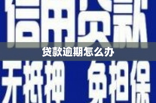 小店贷款逾期怎么办