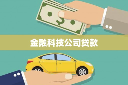 小店金融科技公司贷款