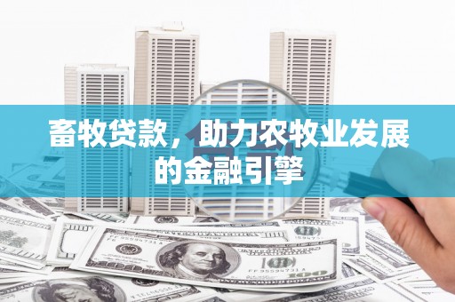 小店畜牧贷款，助力农牧业发展的金融引擎