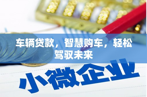小店车辆贷款，智慧购车，轻松驾驭未来