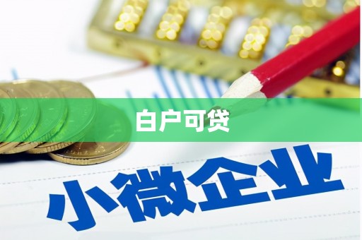 小店白户可贷
