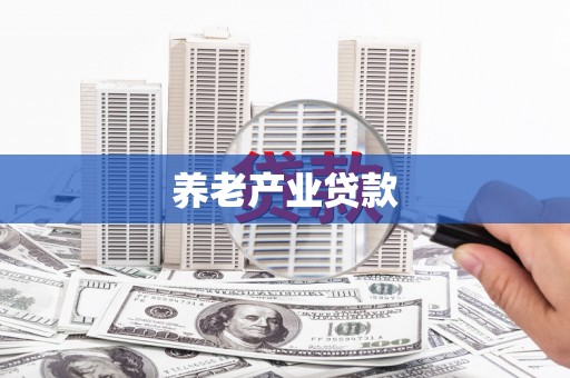 小店养老产业贷款