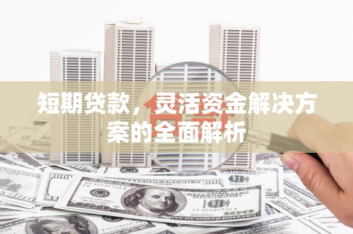 小店短期贷款，灵活资金解决方案的全面解析