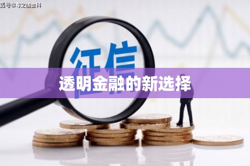 小店透明金融的新选择