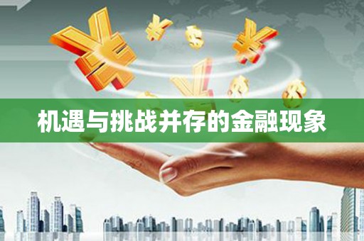 小店机遇与挑战并存的金融现象
